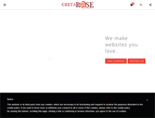 Tablet Screenshot of gretarose.com